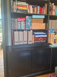 Bookcase/Shelving and storage cabinet x 2