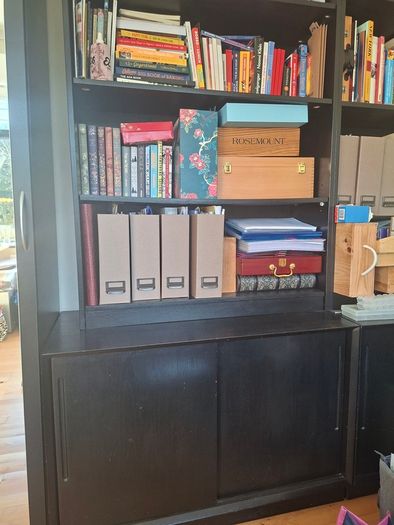 Bookcase/Shelving and storage cabinet x 2