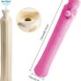 Long Hot Water Bottle, 2L Hot Water Bottle with Soft Plush Cover, Extra Long Hot Water Bag for Neck, Waist, Back, Legs,Shoulder, Warm Gift for Women Men Kids Image 4