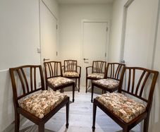 Dining Chairs Solid Wood  NEW Upholstery & Memory Foam