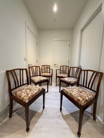 Dining Chairs Solid Wood  NEW Upholstery & Memory Foam