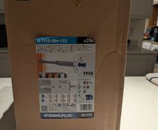 Rawlplug R-TFIX-8M-155 Rawlplug R-TFIX-8M-155 hammer-set insulation fixings (quantity: 200)
