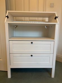 Ikea Sundvik Changing Table with 2 Drawers