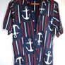 Vintage Pierre Cardin Men's Cotton Lightweight Shirt with Marina theme Image 2