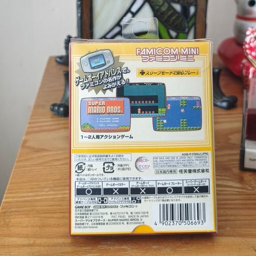 Super Mario Bros. Famicom Mini Nintendo GBA.