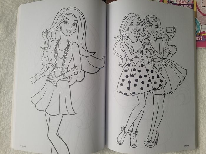 New - Barbie Jumbo Colouring Book + FREE Barbie Annual and two magazines