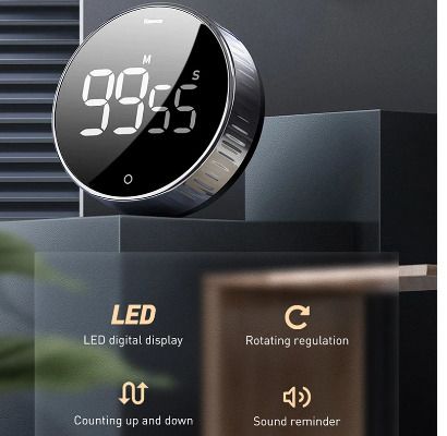 BRAND NEW LED Digital Kitchen Timer For Cooking Shower Study Stopwatch Alarm Clock Magnetic Electronic Cooking Countdown Time Timer