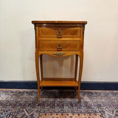 20th Century French Mahogany Chest of Drawers with Brass Details