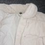 cream heavy fur effect puffa Image 3