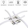 LED Ceiling Light, Elegant Curved Design 4 Built-in LED Boards, 28W Cool White Light 6000K,Modern Ceiling Fixture for Living Rooms, Kitchen Hallway and Bedroom,2000 Lumens Image 6
