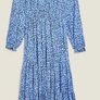 M&S blue dress long sleeve size 8 Image 5
