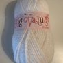 2 balls of white yarn wool Image 2