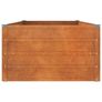 Garden Raised Bed Rusty 160x80x45 cm Corten Steel Image 4