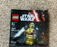 LEGO Star Wars Red Arm C-3PO Minifigure Polybag 5002948 Sealed