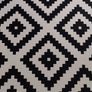 2x IKEA Geometric Rugs (200x200 cm) Black & White Image 3