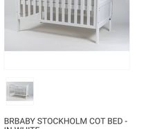 Br baby Stockholm cot bed