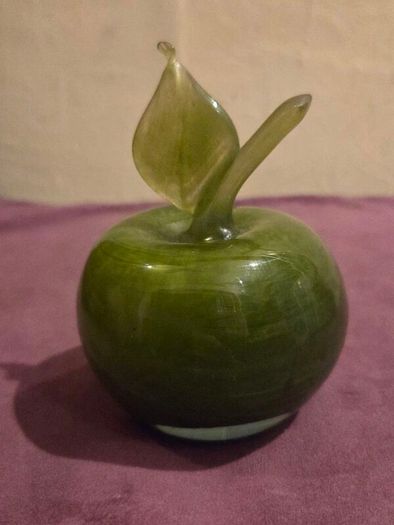 Hand Blown Glass Apple