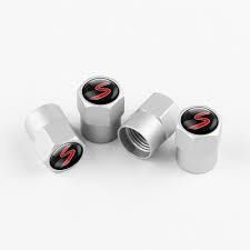4PCS Car S Badge Alloy Wheel Tires Valve Caps Tyre Valve Stem Covers For Mini Cooper R56 R53 R50 F55 F56 R61 Countryman Accessories