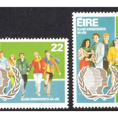 1985 Ireland International Youth Year Commemorative Stamps Mint Never Hinged (MNH)