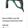 Bosch PBH 2100 RE Rotary Hammer Drill Image 3
