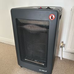 De Vielle 4.2kW Portable Gas Cabinet Heater