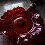 Vintage Ruby Red Hobnail Glass Bowl Image 5