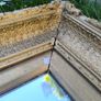 Antique Victorian Gilt Deep Dish Mirror Image 5
