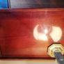 Elegant carved wooden dumb waiter table Image 4