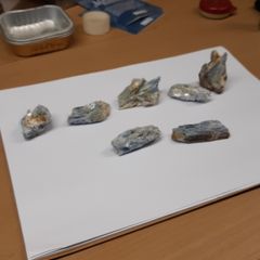 Kyanite crystal specimens