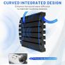 12 Pack Sound Proofing Panels, 3" X 12" X 12" Acoustic Wall Panels, Curved Soundproof Foam Panels, Sound Absorbing Wall Panels with Double Sided Tape, High Density Acoustic Panels for Studio Home Image 4
