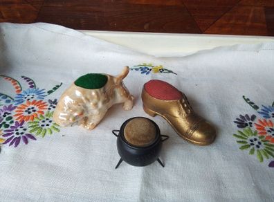 Three Miniature Pin Cushions
