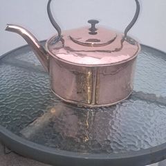old  copper brass kettle