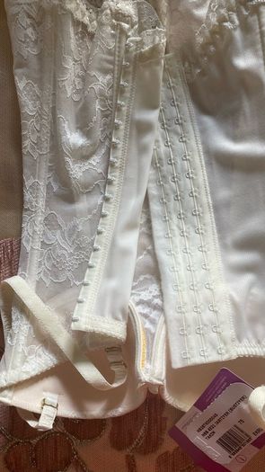 Underwear lingerie gartered bustier set