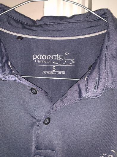 Padraig Harrington short-sleeve golf top (S) Like new