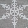 Grey Embroidered Snowflake Jumper Image 6