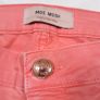 Mos Mosh Coral Orange Beaded Pocket Ankle-Zip Slim Cropped Trousers Size 25 / 8UK/36EU Image 3