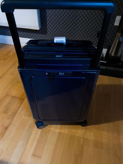 Tramora Smart Carry-On Luggage - Laptop Stand, Charging Ports & Dual TSA Locks plus a laptop bag