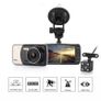 4'' Dual Lens Camera HD 1080P Dash Windscreen Black Box Accident Van Truck Car DVR Vehicle Video Dash Cam Recorder G-Sensor Image 3