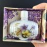 Devon Milk Glass Vintage FULL Perfume Scent Bottle Image 2