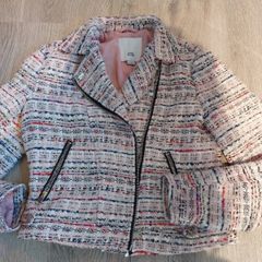 Boucle River Island biker jacket age 11-12. As new.