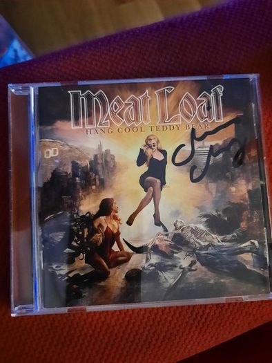 MEAT LOAF: Hang Cool Teddy Bear CD- Autographed by Meat Loaf and Chris Chaney