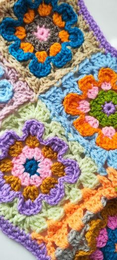 Handmade granny square baby cardigan