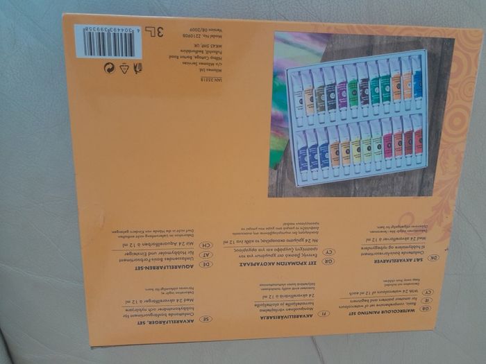 Watercolour painting set