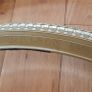 New 26" X 1 1/2 Beige Tyres + Tubes Image 3