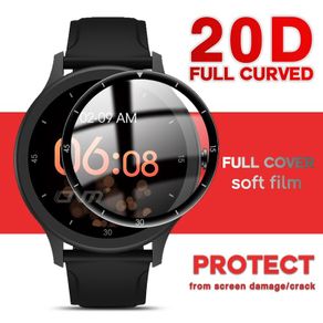 20D Screen Protector for Ticwatch GTA  Smart Watch Full Cover Curved Anti-scratch Soft Protective Film Not Glass