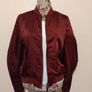Burgundy Bomber Jacket Image 9