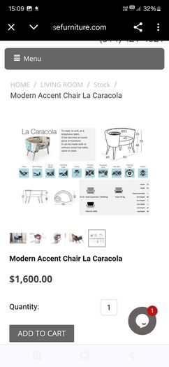 Modern Retro style Fama seat