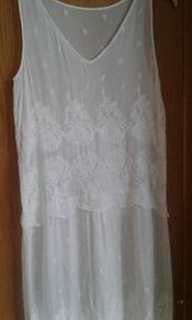 Vintage lace dress.