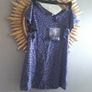 Seraphine Blue Dot Flutter Sleeve Maternity & Nursing Top Image 3