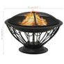 Fire Pit with Poker 75 cm XXL Steel Image 8